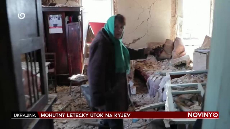 MOHUTNÝ LETECKÝ ÚTOK NA KYJEV