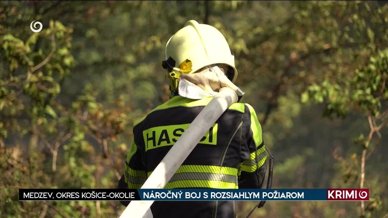 NÁROČNÝ BOJ S ROZSIAHLYM POŽIAROM