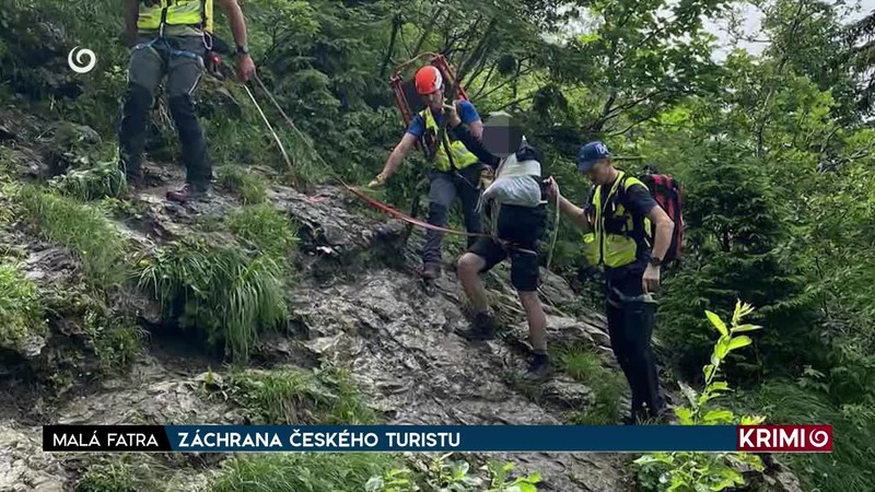 ZÁCHRANA ČESKÉHO TURISTU