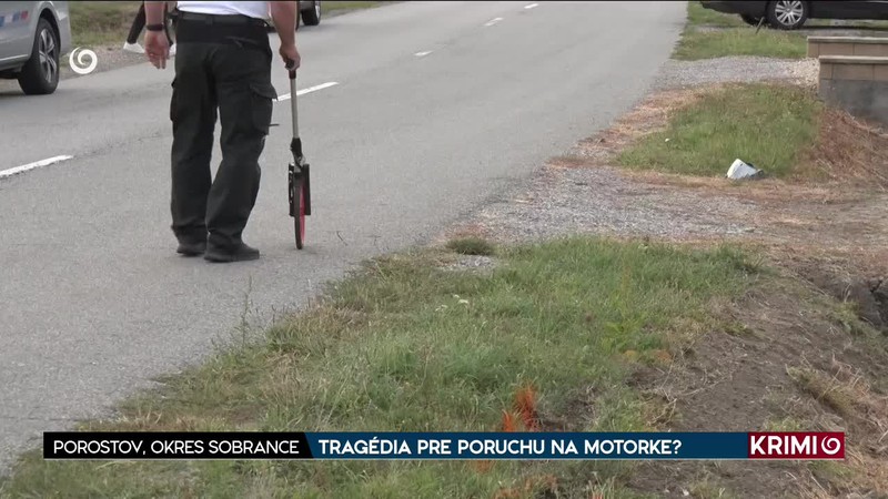 TRAGÉDIA PRE PORUCHU NA MOTORKE?