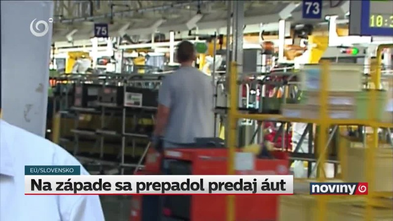 Na západe sa prepadol predaj áut