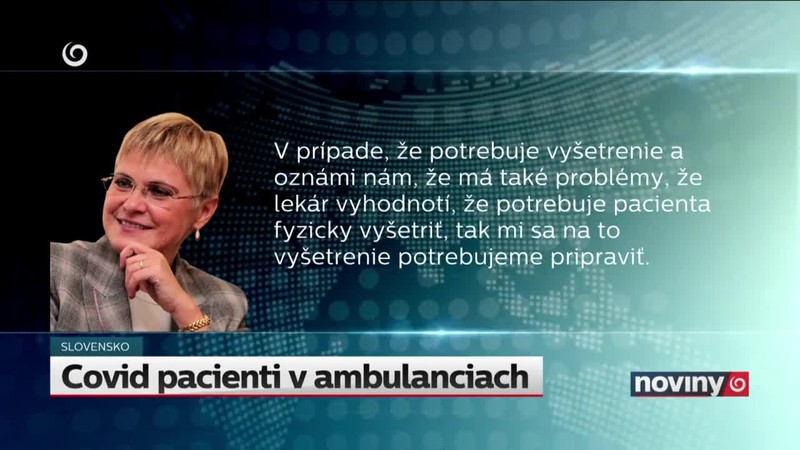 Covid pacienti v ambulanciach