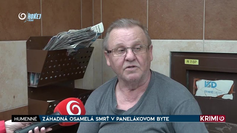 ZÁHADNÁ OSAMELÁ SMRŤ V PANELÁKOVOM BYTE