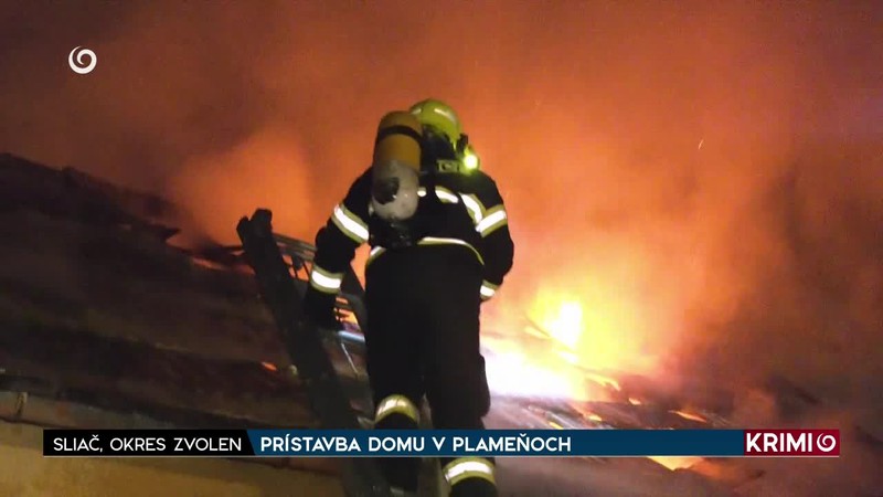 PRÍSTAVBA DOMU V PLAMEŇOCH