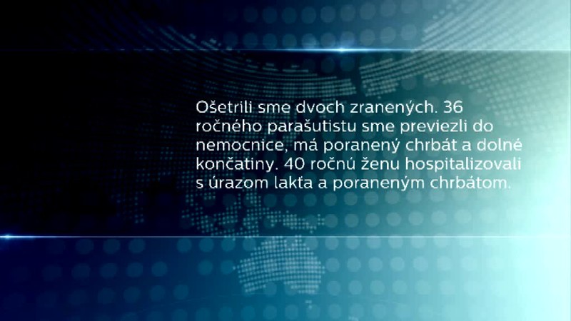 Parašutista po zoskoku dopadol medzi divákov, zranil aj dieťa