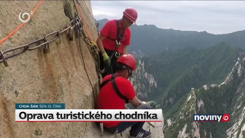 Oprava turistického chodníka