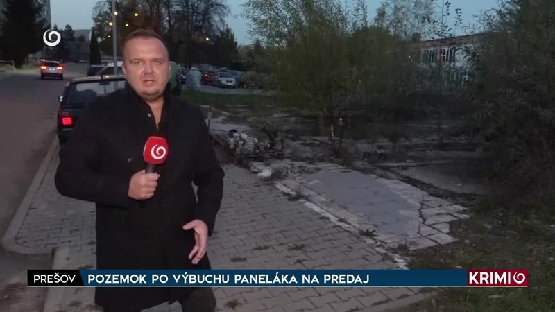 POZEMOK PO VÝBUCHU PANELÁKA NA PREDAJ