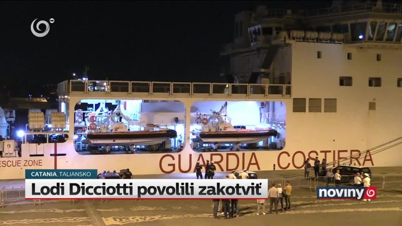 Lodi Dicciotti povolili zakotviť