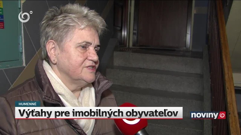 Výťahy pre imobilných obyvateľov