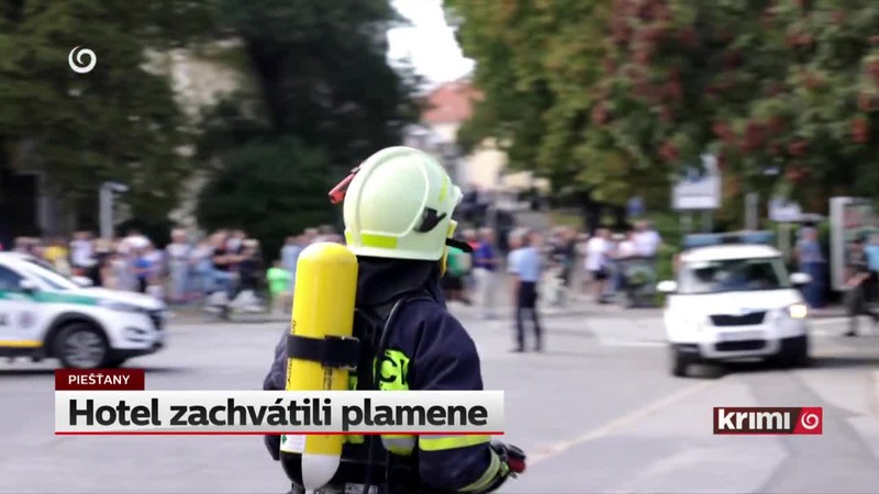 Hotel zachvátili plamene