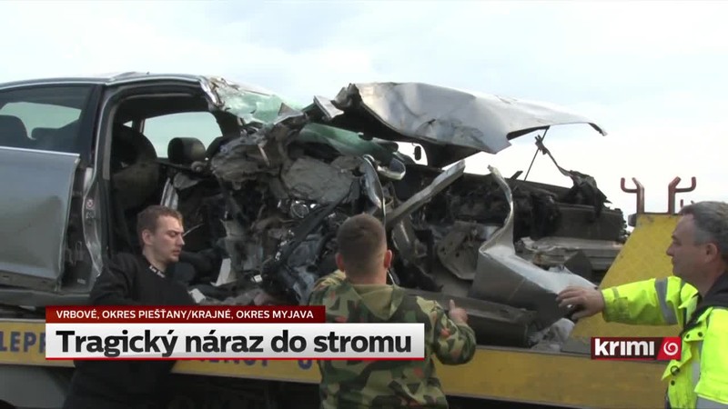 Tragický náraz do stromu