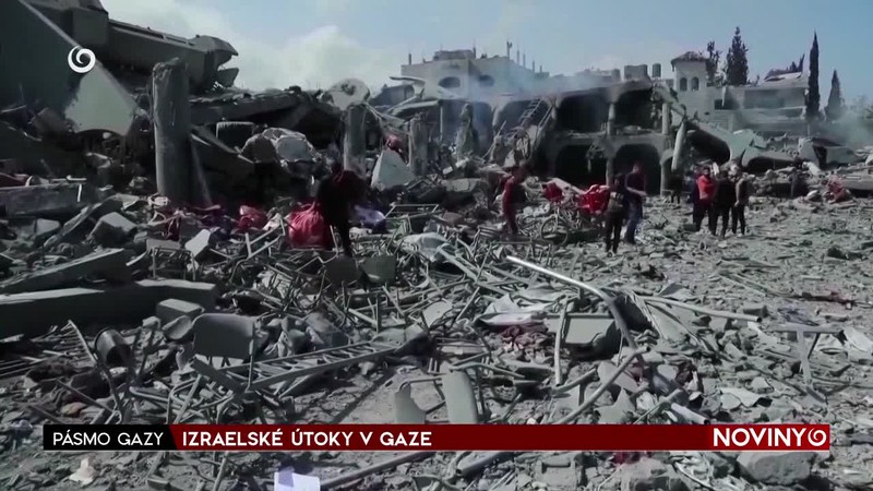 IZRAELSKÉ ÚTOKY V GAZE
