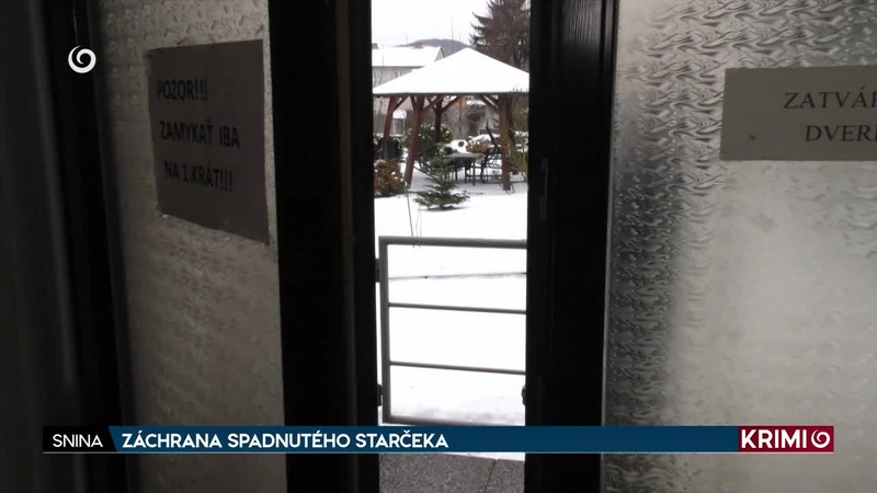 ZÁCHRANA SPADNUTÉHO STARČEKA