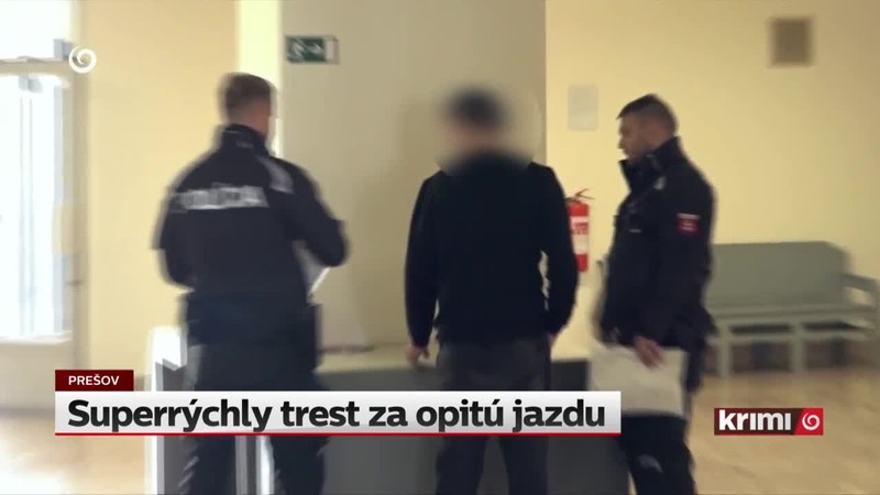Superrýchly trest za opitú jazdu
