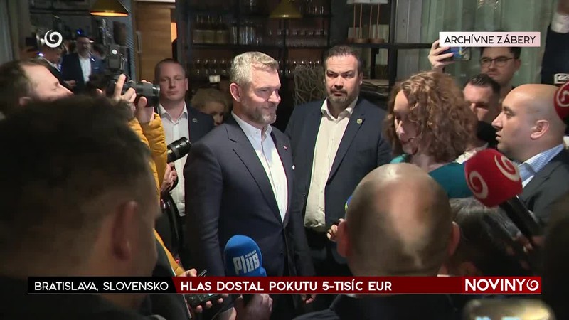 HLAS DOSTAL POKUTU 5-TISÍC EUR
