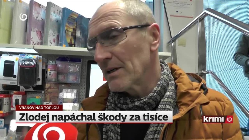 Zlodej napáchal škody za tisíce