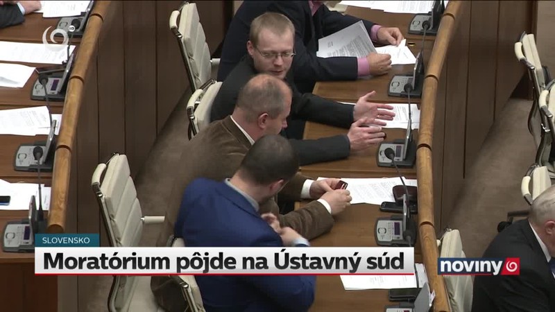 Moratórium pôjde na Ústavný súd