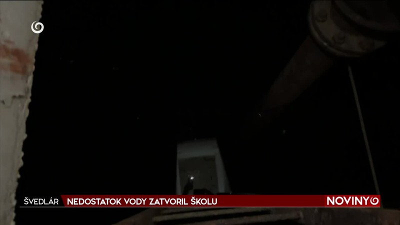 NEDOSTATOK VODY ZATVORIL ŠKOLU