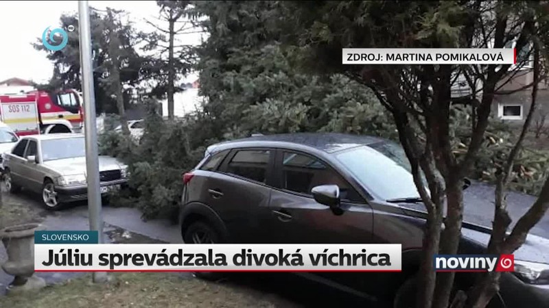 Júliu sprevádzala divoká víchrica