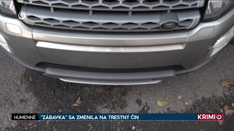 "ZÁBAVKA" SA ZMENILA NA TRESTNÝ ČIN