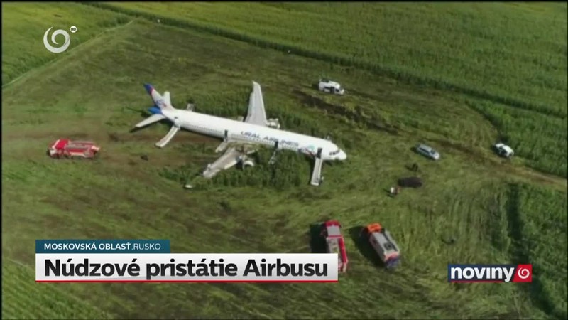 Núdzové pristátie Airbusu
