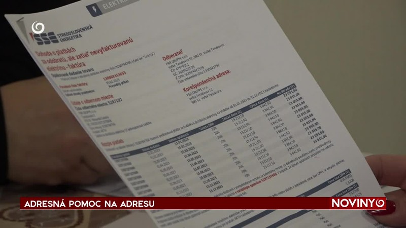 ADRESNÁ POMOC NA ADRESU