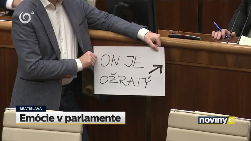 Emócie v parlamente