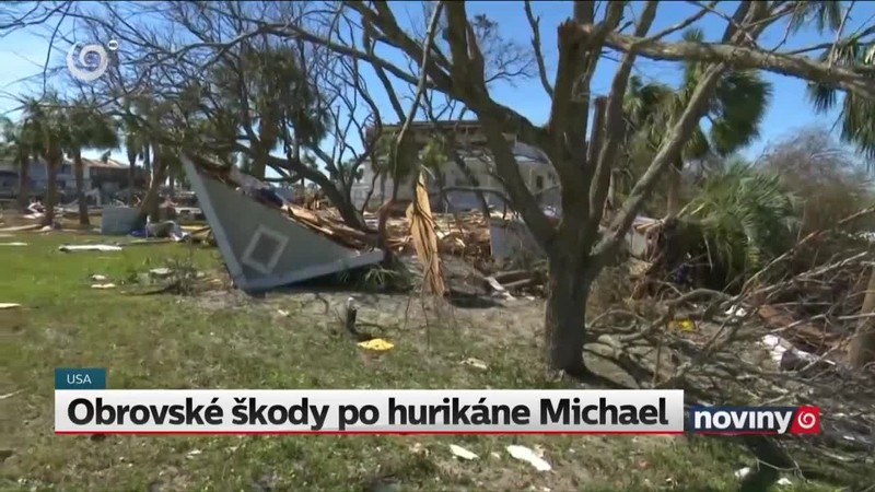 Obrovské škody po hurikáne Michael