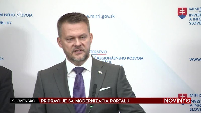 PRIPRAVUJE SA MODERNIZÁCIA PORTÁLU