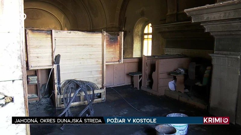 POŽIAR V KOSTOLE