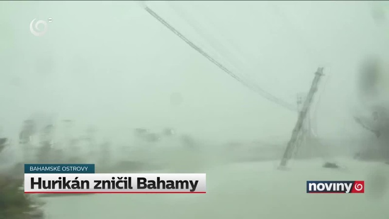 Hurikán zničil Bahamy