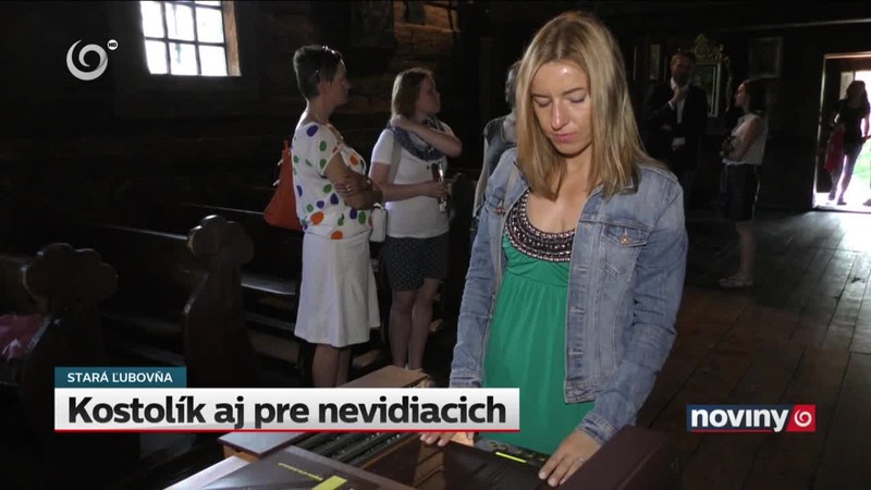 Kostolík aj pre nevidiacich