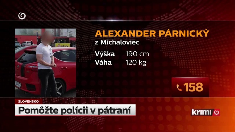 Pomôžte polícii v pátraní