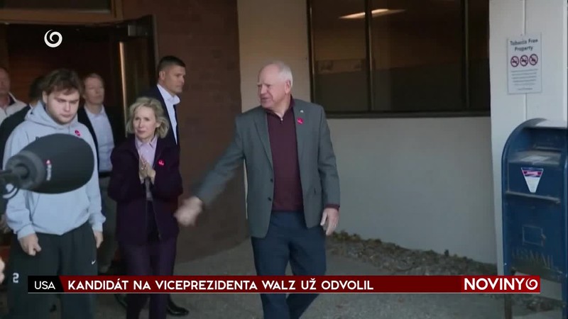 KANDIDÁT NA VICEPREZIDENTA WALZ UŽ ODVOLIL