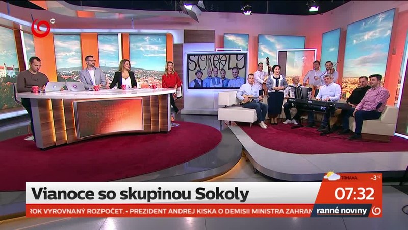 Vianoce so skupinou Sokoly