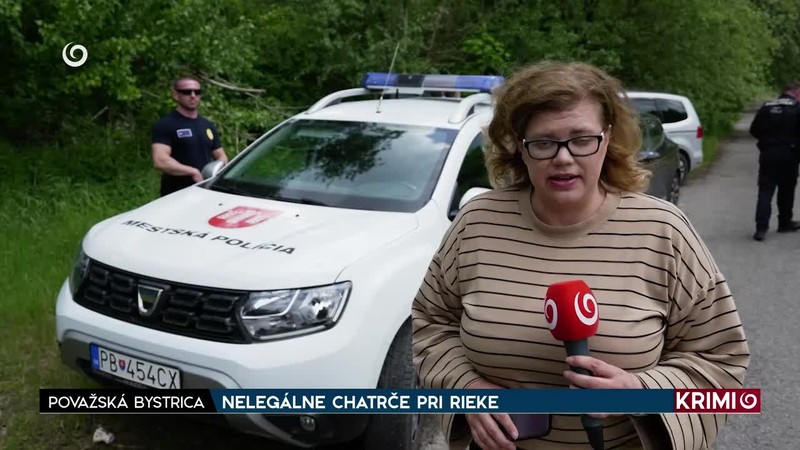 NELEGÁLNE CHATRČE PRI RIEKE