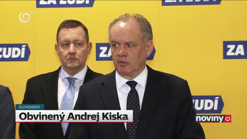 Obvinený Andrej Kiska