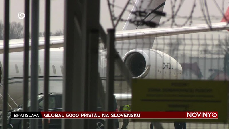 GLOBAL 5000 PRISTÁL NA SLOVENSKU
