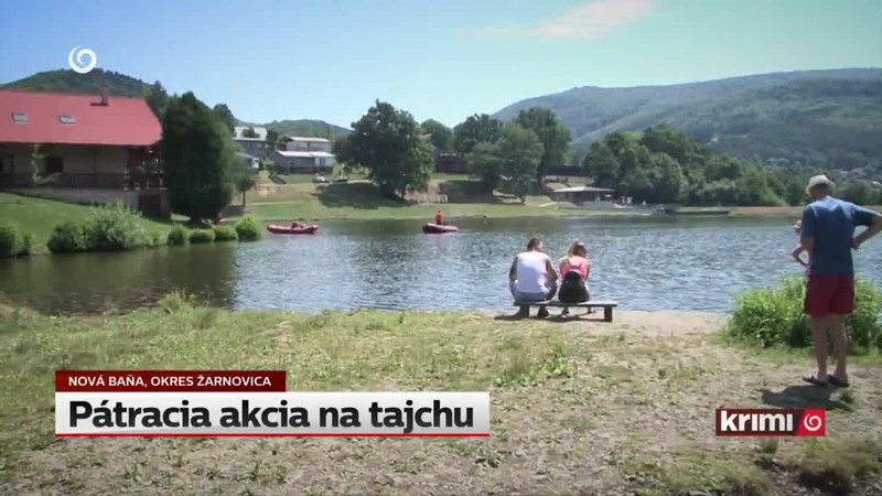 Pátracia akcia na tajchu