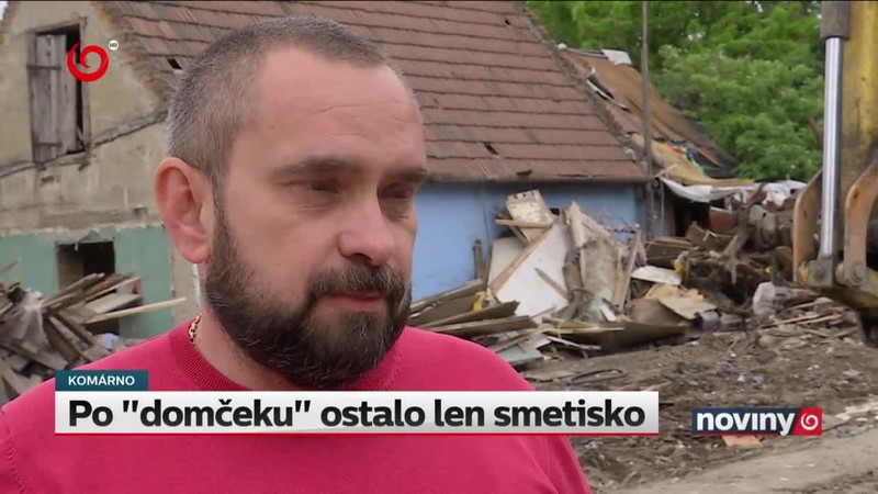 Po "domčeku" ostalo len smetisko