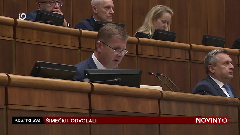 ŠIMEČKU ODVOLALI