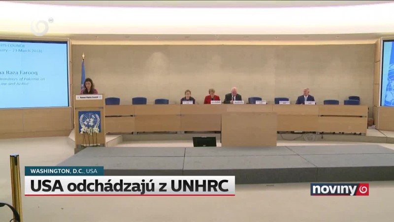 USA odchádzajú z UNHRC