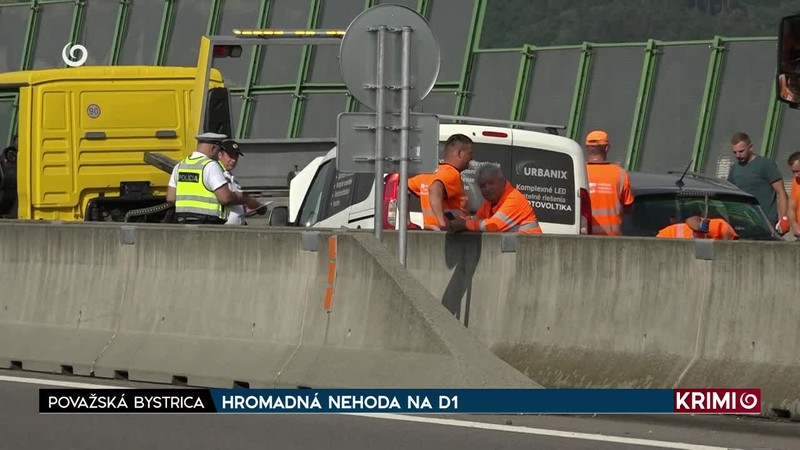 HROMADNÁ NEHODA NA D1