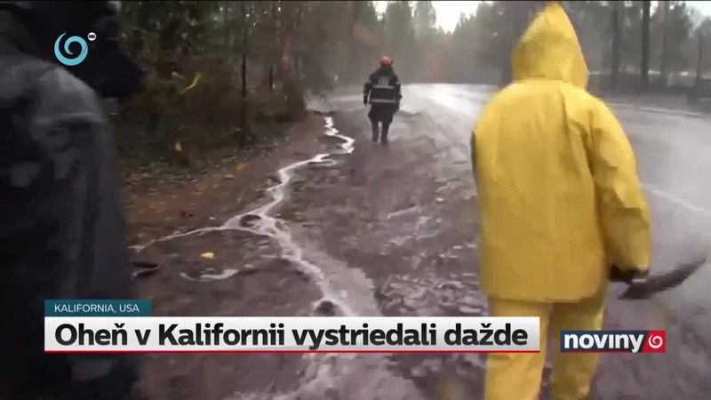 Oheň v Kalifornii vystriedali dažde