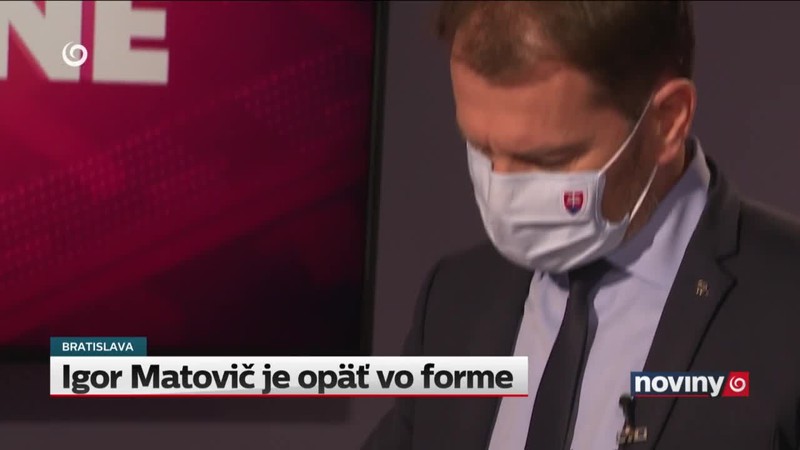 Igor Matovič je opäť vo forme