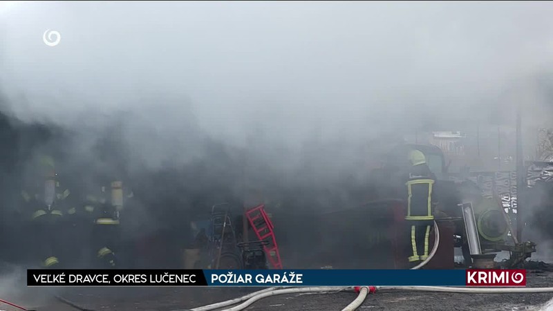 POŽIAR GARÁŽE // VEĽKÉ DRAVCE