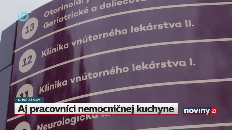 Aj pracovníci nemocničnej kuchyne