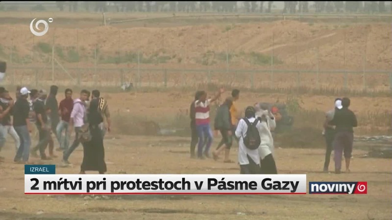 2 mŕtvi pri protestoch v Pásme Gazy