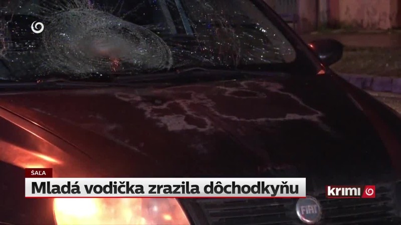 Mladá vodička zrazila dôchodkyňu