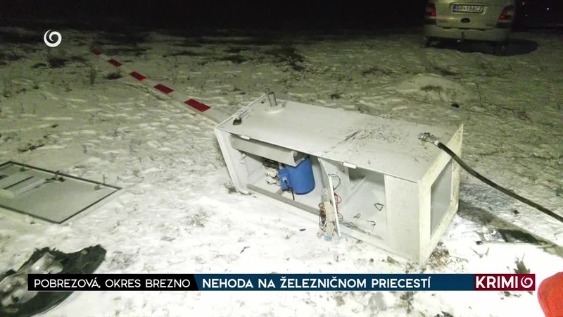 NEHODA NA ŽELEZNIČNOM PRIECESTÍ